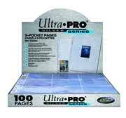 100 feuilles Ultra-Pro Silver 9 cartes