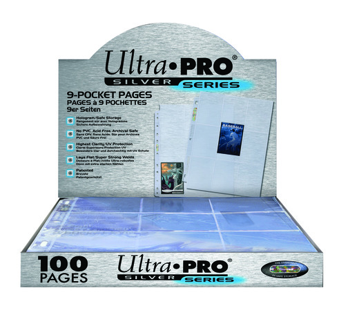 1 feuille Ultra-Pro Silver 9 cartes