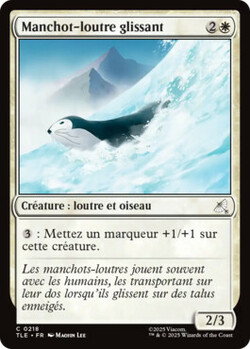 Manchot-loutre glissant