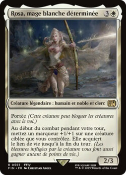 Rosa, mage blanche déterminée