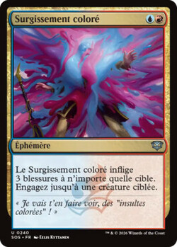 Surgissement coloré