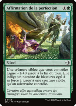 Affirmation de la perfection