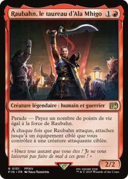 Raubahn, le taureau d'Ala Mhigo