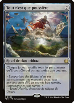 Tout n'est que poussière