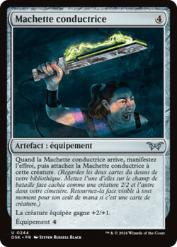 Machette conductrice