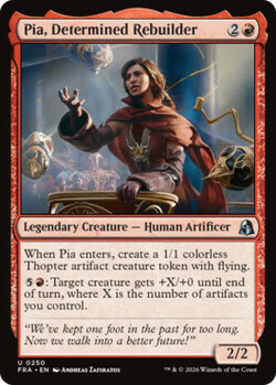 Pia, Determined Rebuilder