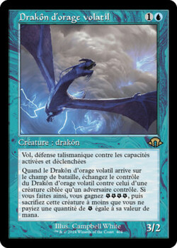 Drakôn d'orage volatil