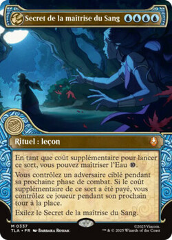 Secret de la maîtrise du Sang