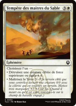 Tempête des maîtres du Sable