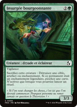 Insurgée bourgeonnante