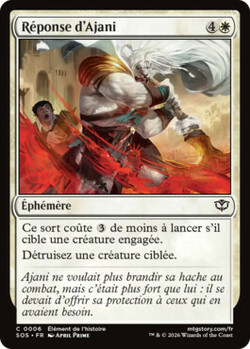 Réponse d'Ajani