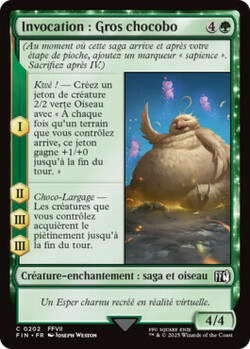 Invocation : Gros chocobo