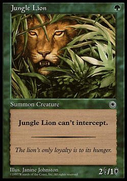 Lion des jungles