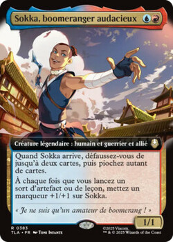 Sokka, boomeranger audacieux