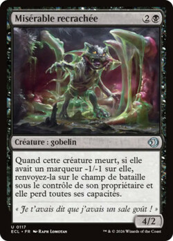 Misérable recrachée