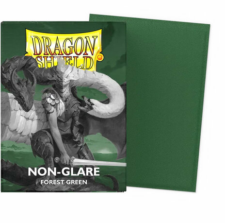Dragon Shield -  Matte Forest Green Non Glare 100