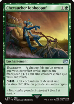 Chevaucher le shoopuf