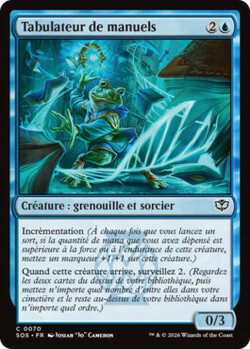 Tabulateur de manuels