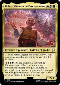 Bilbo, célébrant de l'anniversaire