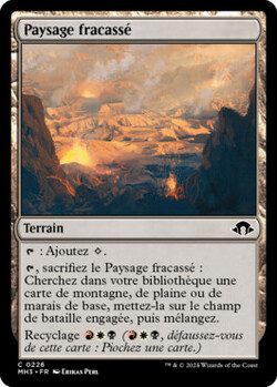 Paysage fracassé