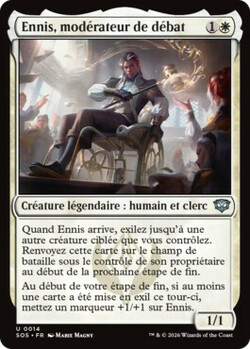 Ennis, modérateur de débat