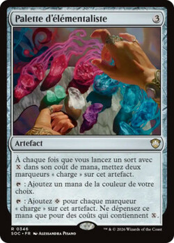 Palette d'élémentaliste