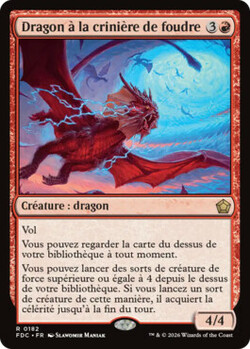 Dragon à la crinière de foudre