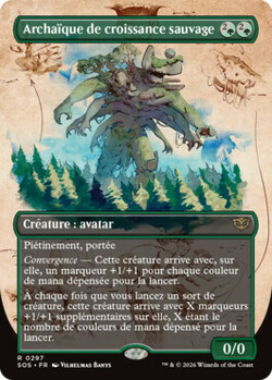 Archaïque de croissance sauvage