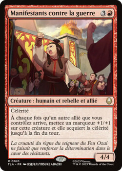 Manifestants contre la guerre