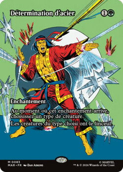 Détermination d'acier