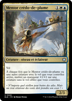 Mentor crédo-de-plume