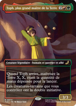Toph, plus grand maître de la Terre