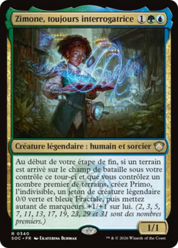 Zimone, toujours interrogatrice