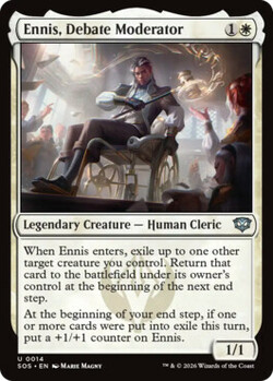 Ennis, Debate Moderator