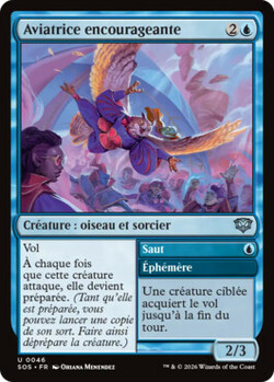 Aviatrice encourageante