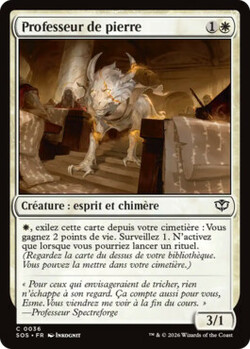 Professeur de pierre