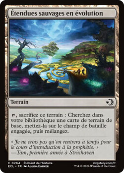 Étendues sauvages en évolution