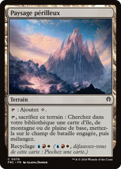 Paysage périlleux