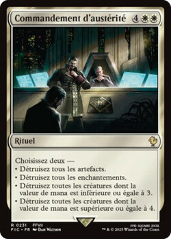 Commandement d'austérité