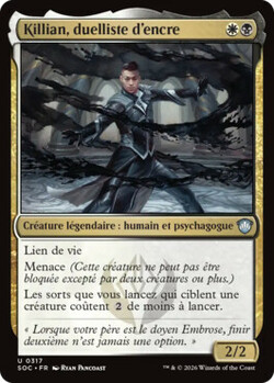 Killian, duelliste d'encre