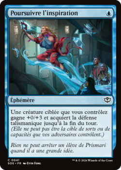 Poursuivre l'inspiration