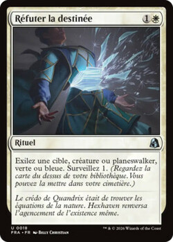 Réfuter la destinée