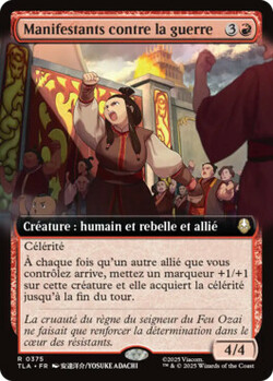 Manifestants contre la guerre