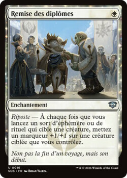 Remise des diplômes