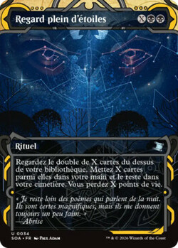 Regard plein d'étoiles