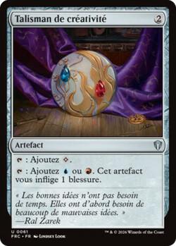 Talisman de créativité