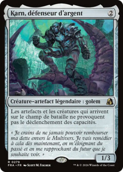 Karn, défenseur d'argent