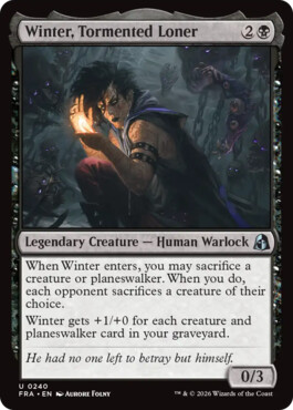 Winter, Tormented Loner