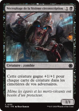 Nécrophage de la Sixième circonscription