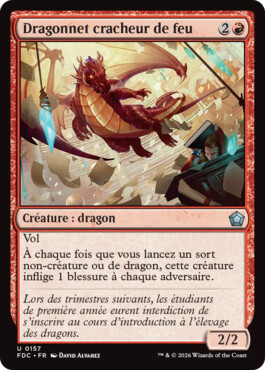 Dragonnet cracheur de feu